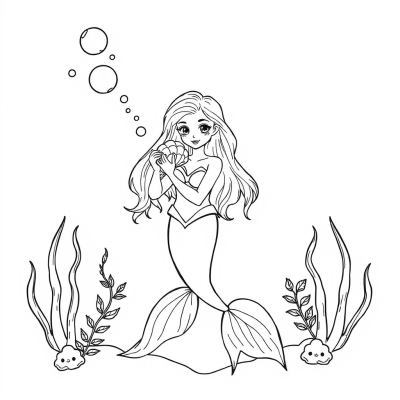 Mermaid with Shell