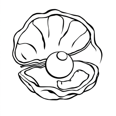 Pearl Inside an Oyster