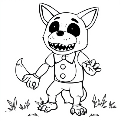Phantom Foxy from FNAF