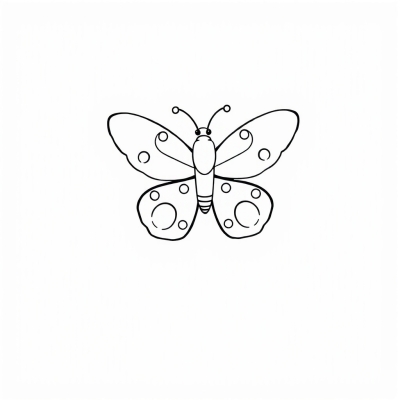 Polka Dot Butterfly