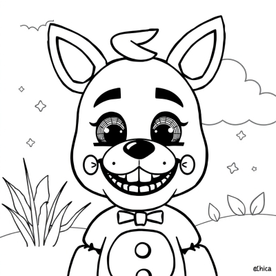 Chica from FNAF Portrait
