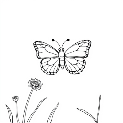 Simple Butterfly for Little Ones