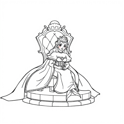 The Sea Queen Sits on Her Throne
