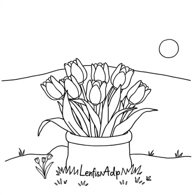 Tulips in a Boot