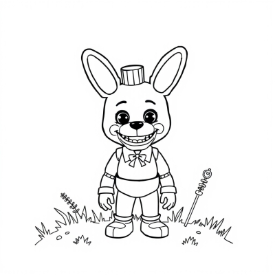 Withered Bonnie from FNAF