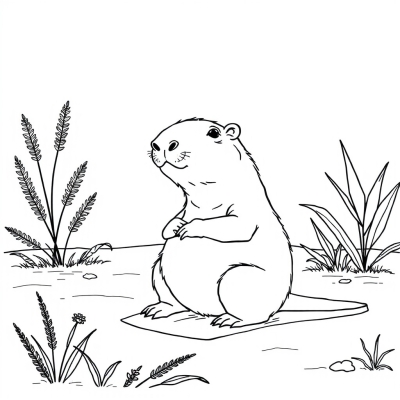 Yoga Capybara